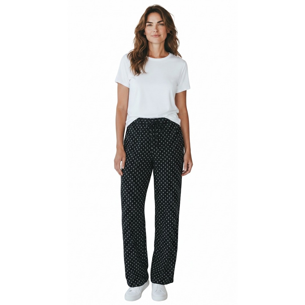 Womens Black High Waisted Athletic Leggings with Side Pockets Size L/XL